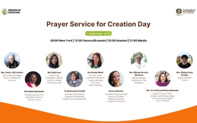 Join the global prayer that will kick off the Season of Creation!