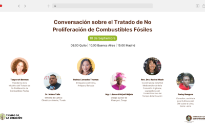 Conversación sobre el Tratado de No Proliferación de Combustibles Fósiles