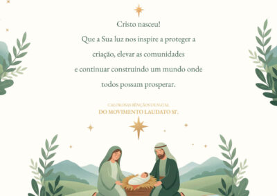 Cristo nasceu — Que continuemos transformando a esperança em ação