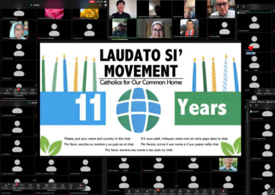 Con gratitud, pasión y esperanza – 11.º aniversario del Movimiento Laudato Si’, encuentro global en línea