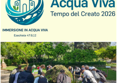 Ritiro Laudato Si’ itinerante “Immersione in Acqua Viva”   in preparazione di Tempo del Creato 2026